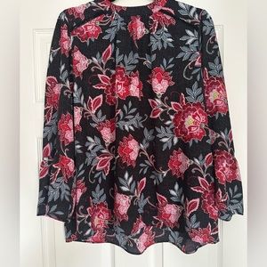 Loft long sleeve blouse size large